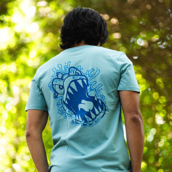 T-Shirt 'Mr. Jed Splash' von Pyranha, Ansicht Rücken