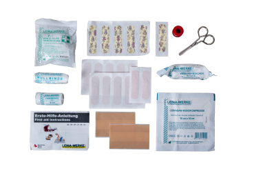 Inhalt des Erste Hilfe Set 'Plus' von Relags