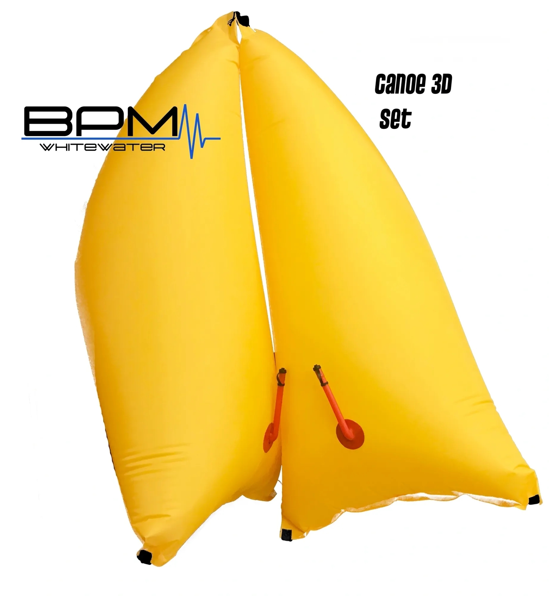 Paar '3D Traditional Canoe Airbags' 150cm von BPM Whitewater