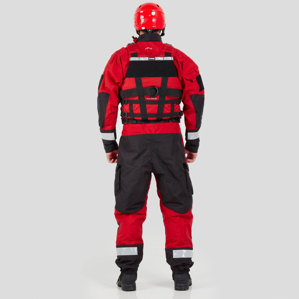 Rückenansicht getragen, NRS 'Rapid Rescuer' Retter-Schwimmweste