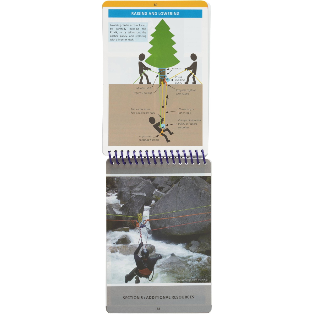 Sample pages, Sierra Rescue River Rescue and Safety Field Guide