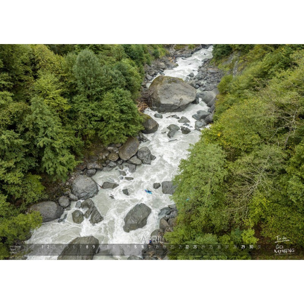 Aprilbild Kalender 'best of Whitewater' von David Sodomka