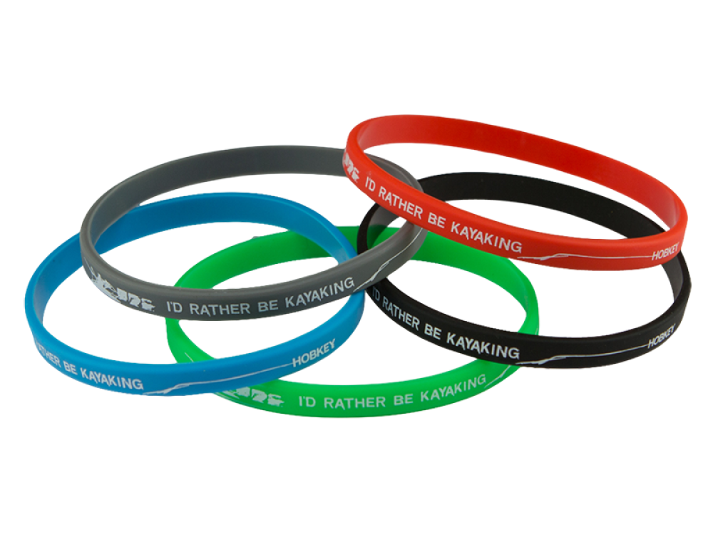 Freundschaftsband Gummi I'd rather be kayaking