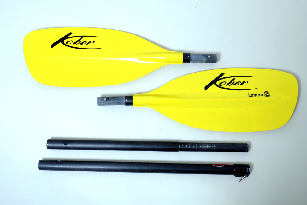 Kober 'Lemon' Wildwasser Paddel 4 Teile