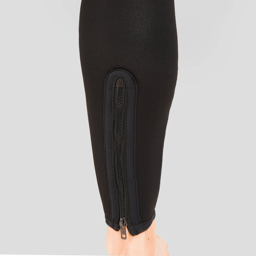 Detail Bein-Reissverschluss, '3mm Outfitter Bill Wetsuit' von NRS