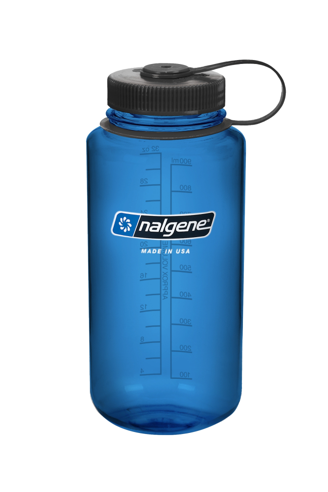 Farbe blau, Nalgene Weithalsflasche 1 Liter