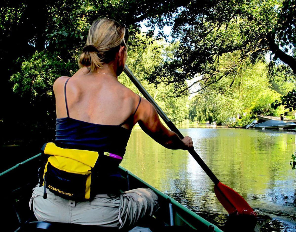 Benutzung beim Paddeln, 'Pro-Light Waist Pack' von Overboard