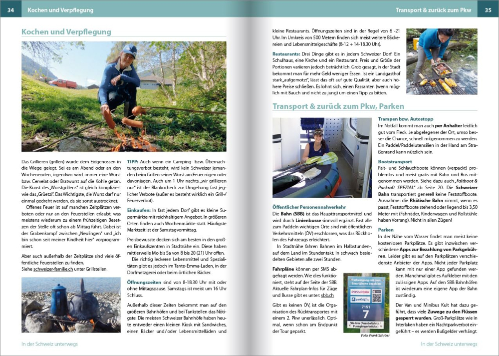 Leseprobe Buch 'Paddelland Schweiz' 2. Auflage