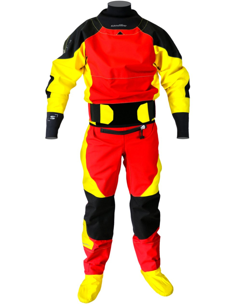 Ansicht vorne, rot, 'Kayak Suit Extreme 4L' Trockenanzug von Sandiline