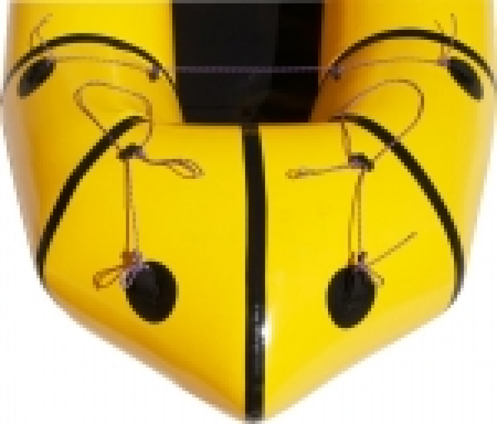 Gepäck mit Packtach System befestigt.