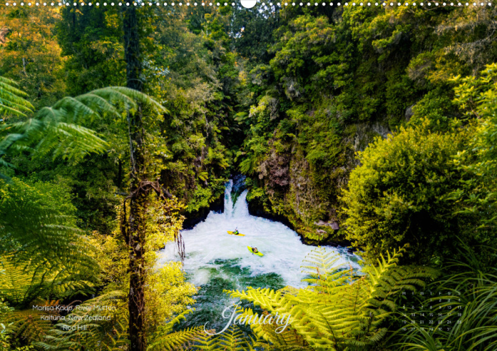 Kalender 'Women in Whitewater 2026'